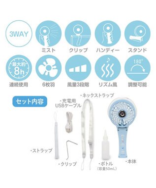 Mother garden しろたん ミストファン 《食いしん坊柄》 食いしん坊柄