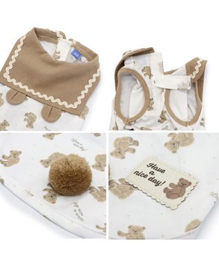 PET PARADISE ペットパラダイス 襟付き ポケットクール タンクトップ 《くまちゃん》 小型犬 くまちゃん