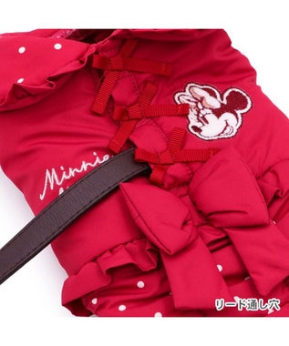 PET PARADISE ディズニー ミニー 襟付き 綿入ベスト 小型犬 レッド
