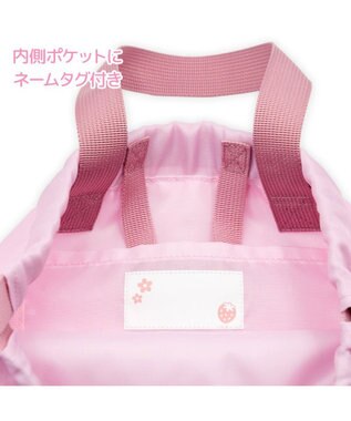 Mother garden マザーガーデン 野いちご お着替え巾着 ナップサック 《小花いちご柄》 小花いちご柄