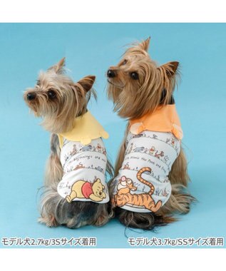 PET PARADISE ディズニー くまのプーさん ティガー  のんびり タンクトップ 小型犬 オレンジ