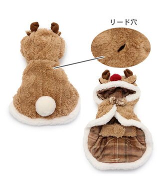 PET PARADISE ペットパラダイス クリスマス トナカイポンチョ 中型犬 トナカイ