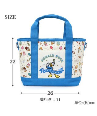 ディズニー ドナルドダック 90周年 お散歩バッグ 《パーティ柄