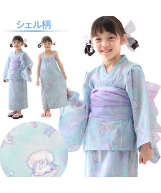 Mother garden 2025 マザーガーデン ユニコーン 2Way 浴衣  《シェル》　110/120/130/140 シェル