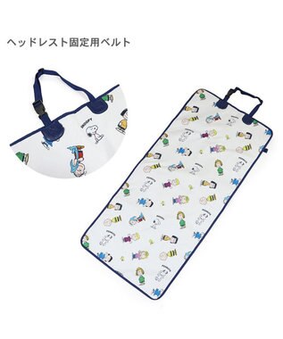 PET PARADISE スヌーピー ドライブシート 助手席 《フレンズ柄》 ホワイト