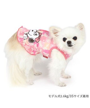PET PARADISE スヌーピー ベル タンクトップ 《ポップ柄》 小型犬 ベル