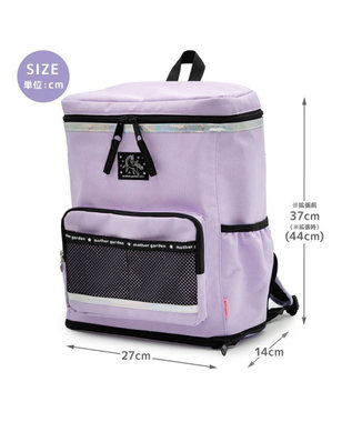 Mother garden マザーガーデン スクエアリュック 【Lサイズ】  《ブラック》 ブラック