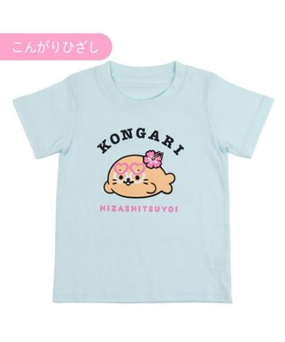 Mother garden しろたん キッズ 半袖 Tシャツ 《こんがりひざし》 水色