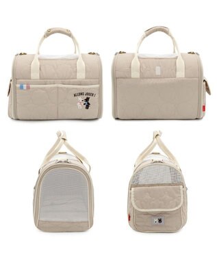 PET PARADISE リサとガスパール キルト 折り畳みキャリー 小型犬 ベージュ