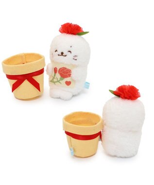 Mother garden しろたん カーネーションマスコット 《赤》 単品 赤