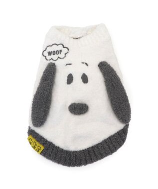 PET PARADISE スヌーピー フェイス ニット 小型犬 ホワイト