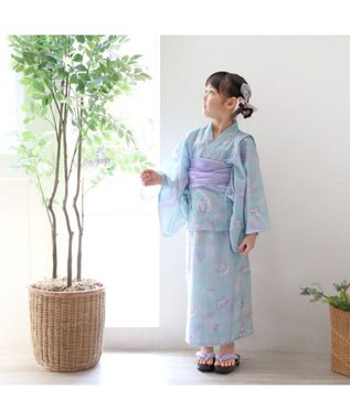 Mother garden 2025 マザーガーデン ユニコーン 2Way 浴衣  《シェル》　110/120/130/140 シェル