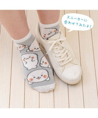 Mother garden しろたん スニーカー丈ソックス　3足セット 《顔ぼん/いっぱいいるよ/まかせておねがい》 21～24cm 顔ぼん/いっぱいいるよ/まかせておねがい