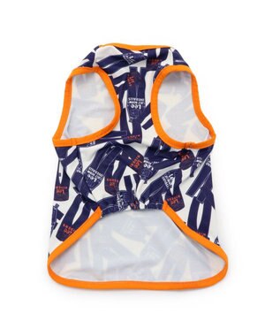 PET PARADISE 犬 夏服 ひんやり クール ペットパラダイス Ｌｅｅ クール 接触冷感 虫よけ ジーンズプリント タンクトップ 〔小型犬〕 超小型犬 小型犬 天竺 ひんやり 夏 涼感 冷却 吸水速乾 クールマックス 紺（ネイビー・インディゴ）
