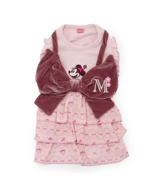 PET PARADISE ディズニー ミニーマウス ワンピース 《モノグラム柄》 小型犬 モノグラム柄