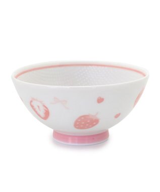 Mother garden マザーガーデン 野いちご くっつきにくい ご飯茶碗 小盛 ピンク ピンク(淡)
