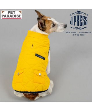PET PARADISE J.PRESS ダイヤＳＴ 綿入ベスト 《イエロー》 小型犬