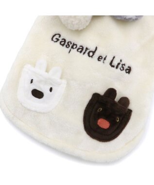 PET PARADISE リサとガスパール  マフラー ベスト 中型犬 オフホワイト