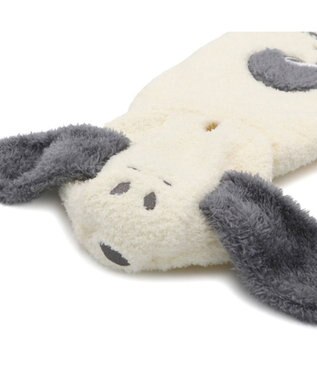 PET PARADISE スヌーピー 遠赤外線 もふもふ パーカー 中型犬 大型犬 オフホワイト