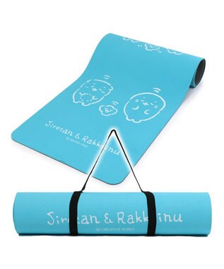 Mother garden しろたん ヨガマット 6㎜ バンド付き -