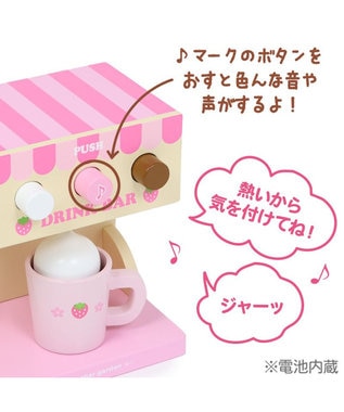 Mother garden マザーガーデン  野いちご いちごのドーナツショップ ピンク(淡)