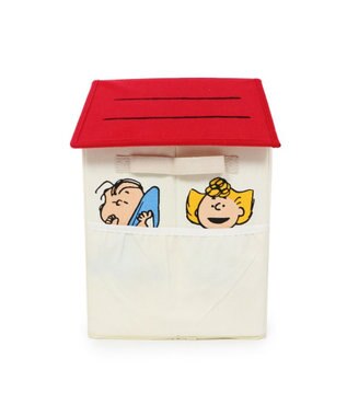 PET PARADISE スヌーピー 赤屋根 収納ボックス 赤