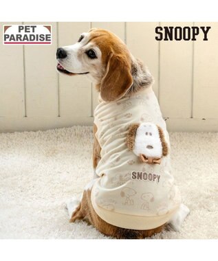 PET PARADISE スヌーピー 淡色トレーナー 《ベージュ》 中型犬