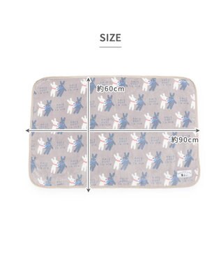 PET PARADISE リサとガスパール ブラケット 《であい柄》 90×60cm であい柄