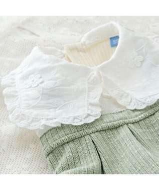 PET PARADISE ペットパラダイス ナチュラル パンツつなぎ 《小花 》 小型犬 グリーン