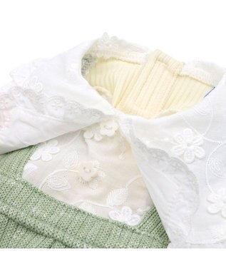 PET PARADISE ペットパラダイス ナチュラル パンツつなぎ 《小花 》 小型犬 グリーン