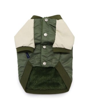 PET PARADISE J.PRESS ミリタリー スタジャン 小型犬 カーキ