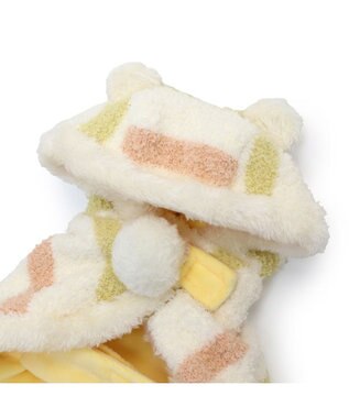 PET PARADISE ディズニー くまのプーさん ＆ ピグレット 遠赤外線 ポンチョ 小型犬 オフホワイト