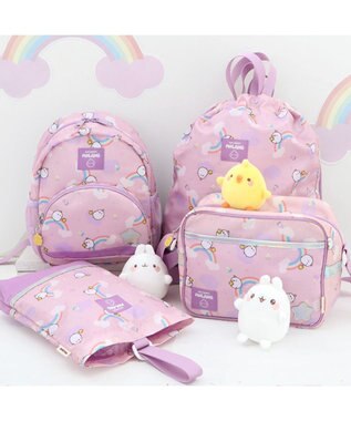 マザーガーデン MOLANG モラン 子供用 ショルダーバッグ 虹柄
