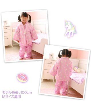 Mother garden マザーガーデン ユニコーン キッズはんてん 100~120cm / 120~140cm 紫