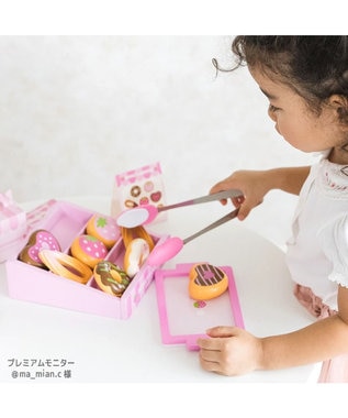 Mother garden マザーガーデン  野いちご いちごのドーナツショップ ピンク(淡)