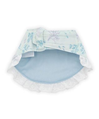 PET PARADISE リサとガスパール クールバンダナ 《海草柄》 小型犬 ライトブルー