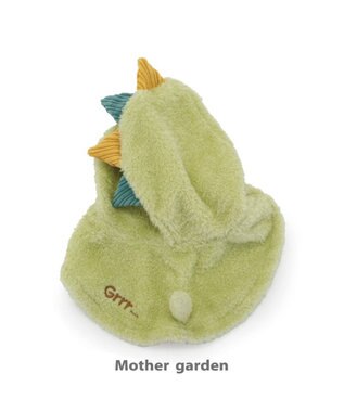 Mother garden マザーガーデン とことこおさんぽシリーズ きせかえ服 《きょうりゅうポンチョ》 単品 カーキ