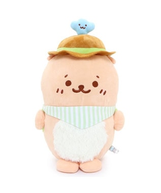 Mother garden しろたん らっこいぬ 森のきゅ~日 お座り ぬいぐるみ 27cm ベージュ