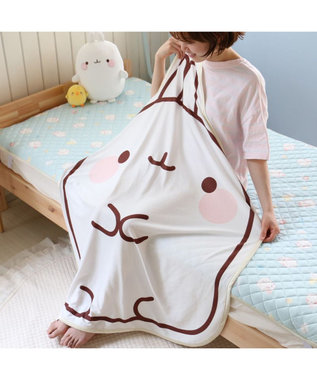 マザーガーデン MOLANG モラン クール ダイカット ブランケット 108×130cm / Mother garden |  【通販】雑貨とペット用品の通販サイト | マザーガーデン＆ペットパラダイス