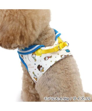 PET PARADISE ディズニー ドナルドダック 90周年 ベストハーネス SS 《パーティー柄》 小型犬 パーティー柄