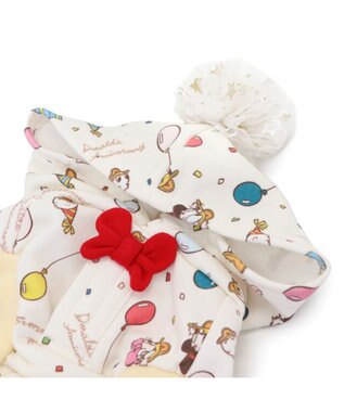 PET PARADISE ディズニー ドナルドダック 90周年 パーカー 《パーティ柄》 小型犬 パーティ柄