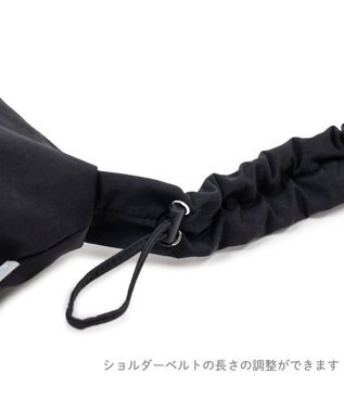 Mother garden しろたん ドロストショルダーバッグ 《ブラック》 ブラック