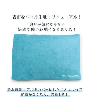 PET PARADISE ペットパラダイス やわらかアイス枕　水色 水色