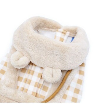 PET PARADISE ペットパラダイス くまちゃん チェックパンツ 小型犬 ベージュ
