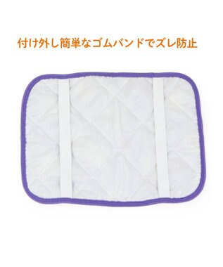 Mother garden しろたん 枕パッド 《シマエナガ》 35×50cm パープル