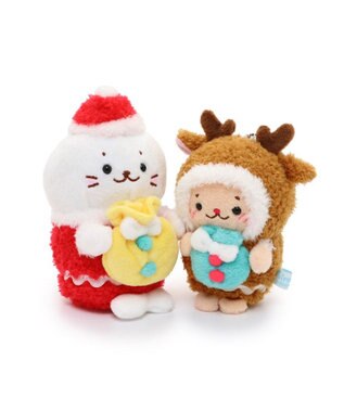 Mother garden しろたん お座り サンタクロース キーホルダー 9cm しろたん