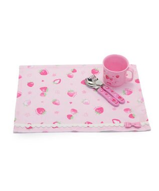 Mother garden マザーガーデン 野いちご ランチマット 《スケッチ柄》 Sサイズ 35×25cm スケッチ柄