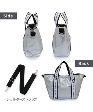 PET PARADISE Lee お散歩バッグ シルバーロゴ シルバー