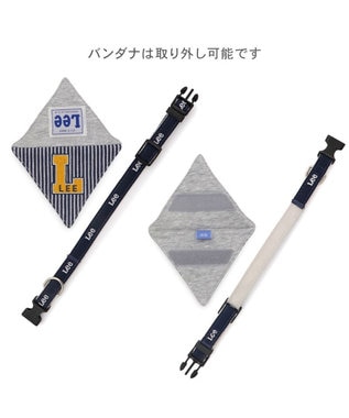 PET PARADISE Lee 両面バンダナ 首輪 ３Ｓ グレー