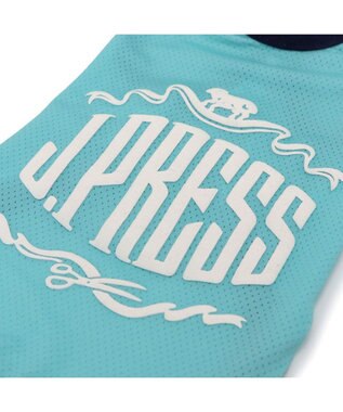 PET PARADISE J.PRESS エコメイド ロゴ タンクトップ 《ブルー》 小型犬 ターコイズブルー